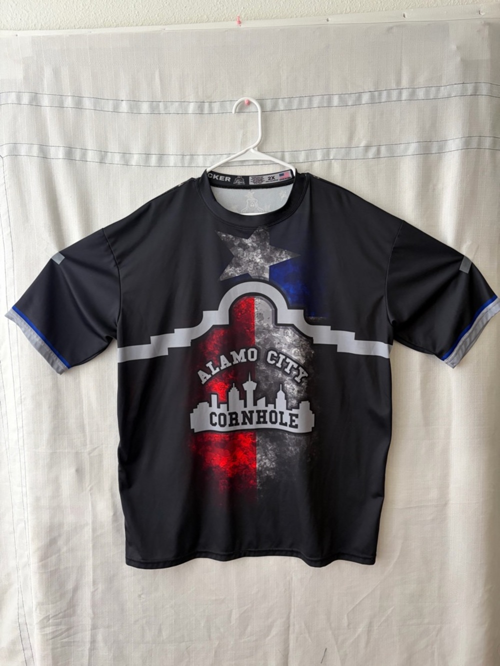 The Jersey Guy Alamo City Cornhole USA Jersey Shirt men’s size 2X (A536)